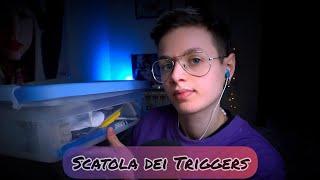 UNA SCATOLA CONTENENTE OGGETTI TRIGGEROSI  | ASMR ITA