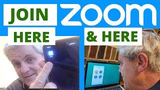 Join a Zoom Meeting from Laptop AND Mobile