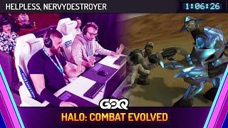 Halo: Combat Evolved by Helpless and NervyDestroyer in 1:06:26 - Awesome Games Done Quick 2024