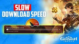How to Fix Genshin Impact Slow Download Speed on PC | boost  Slow Download Speed on PC