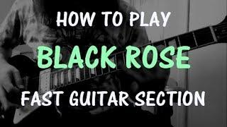 How to Play the Fast Section of Black Rose! - Thin Lizzy Guitar Lesson