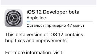 Installing iOS 12. Developer account for Apple and all ways to update your iPhone