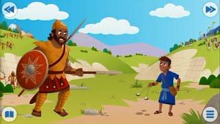 Biblia para Niños - David y Goliat - 1 Samuel 16-17