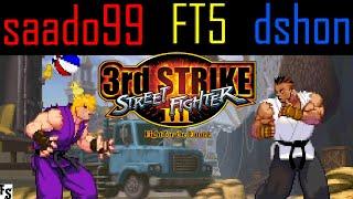 Street Fighter III: Third Strike - saado99 [Ken] vs dshon [Sean] (Fightcade FT5)