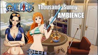 ONE PIECE AMBIENCE ‍️  Nami and Robin relax in their bedroom (Shifting Subliminal)