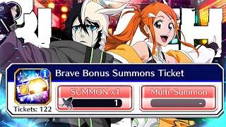 100+ BRAVE BONUS & OTHER TICKET SUMMONS !! CAN WE GET LUCKY ?? - Bleach Brave Souls