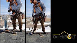 QuickBolt QB2 Solar Attachment Time Test