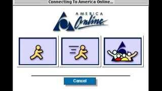 AOL Dial Up Internet Connection Sound + You've Got Mail (America Online) 90's