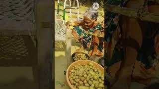 grand mother hearvesting vegetable #viral shorts