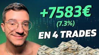 J'ai généré 7583€ (+7.3%) En 4 trades (Explications) Ep5