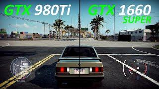 GTX 1660 Super vs GTX 980 Ti