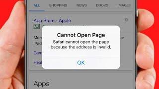 How to Fix Safari Cannot Open the Page Because The Address is Invalid /  iPhone / iPad