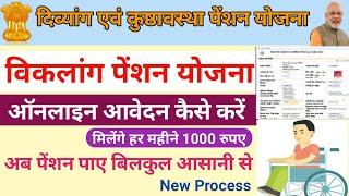 Viklang pension online apply 2024 । UP Viklang pension online apply । Divyang pension online apply