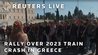 LIVE: Rally over 2023 train crash in Greece ahead of no-confidence vote in parliament