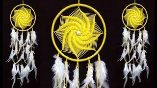 DIY Macrame Wall Hanging Dream Catcher | Wall Hanging Craft Ideas Home Decor