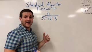 Standard Algorithm Division