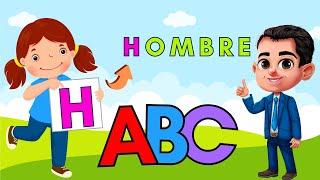 Letras y Vocabulario en Español para Niños de Preescolar Aprende el Abecedario ABC para niñosLive !