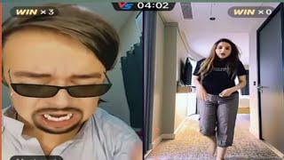 Waseem very funny tik tok live with hareem shah