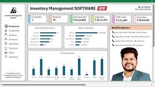 Automated Inventory Management Software in Excel | Inventory Management Sheet in excel