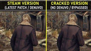 Resident Evil 4 | Steam Version vs Cracked Version | Denuvo vs No Denuvo Performance Comparison