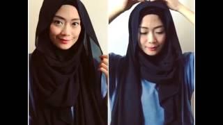 Tutorial Hijab Video Pashmina emma queen