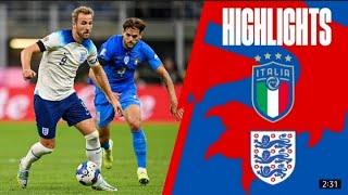 Résumé Italie vs Angleterre | Tous les buts | 2022