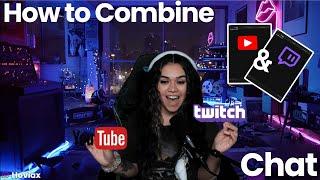 How to COMBINE your Twitch and YouTube Chat | Easy Guide! 