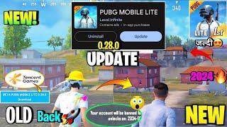 Pubg Lite Old 0.28.0 New Comeback Update 2024 | Pubg Lite Old is Back 0.28.0 Tencent Update 2024 