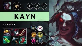 Kayn Jungle vs Rengar: Dominating - KR Challenger Patch 25.S1.1