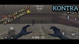 KONTRA - How To Use All Zombie Skills Full Information - Android Gameplay