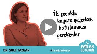 İki Çocuklu Hayata Geçerken Hatırlanması Gerekenler Nelerdir? - Dr. Şule Yazgan ve Dr. Yankı Yazgan