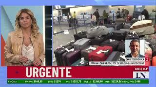 Fabián Lombardo, Pdte. Aerolíneas Argentinas: "Los paros nos afectan en la marca de la empresa"