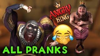 Angry King Full Gameplay All 13 Pranks Completed