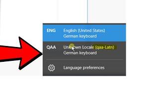 How to remove the Unknown Locale(qaa-latn) language