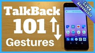 TalkBack 101: Lesson 2 Back and Forth Gestures #LiveAccessible #TalkBack101