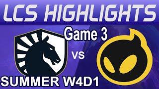 TL vs DIG Highlights Game 3 LCS Summer 2024 Highlights Team Liquid vs Dignitas by Onivia