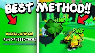 How to Get *MAX* RAID LEVEL and Become OP in the St. Patrick's day Event in Pet Simulator 99!!