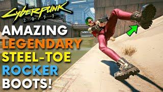 Cyberpunk 2077 - Amazing NEW Legendary STEEL-TOE ROCKER BOOTS After Patch 1.31 (Location & Guide)