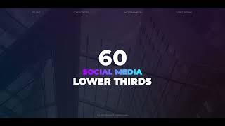 Share 60 Social Media Lower Thirds - Free After Effect Template