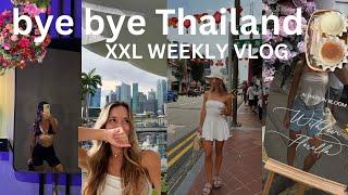 raus aus Thailand  / XXL Travel Diary - spontan in TV Show, Taste Test in Singapur & Tanzen!!