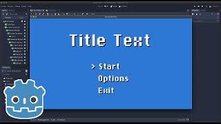 How to make a Simple Menu in Godot in 10 minutes