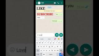 How to make fake whatsapp chat conversation #shorts  #youtubeshorts