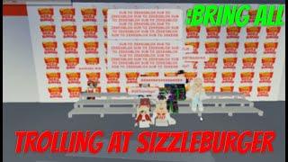 PHOTOBOMBING THE CELEBRATION PHOTO AT THE END OF SIZZLEBURGER TRAININGS | ROBLOX CAFE TROLLING