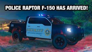 *NEW* Vapid Caracara Pursuit CUSTOMIZATION! (Police Ford Raptor F-150) (GTA Online)