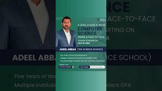  Boost Your Computer Science Skills Today With  Adeel Abbas! Online & Face-To-Face Sessions