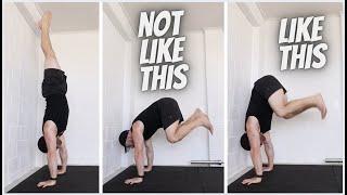 How to JUMP TO HANDSTAND Learn What and WHAT NOT TO DO