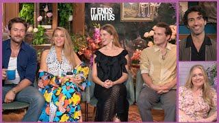 IT ENDS WITH US Cast Interview! Blake Lively says REPUTATION is on all of her characters' playlists!