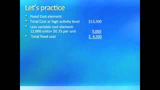 Cost Behavior- Introduction to Managerial Accounting- C10- Professor Sahay