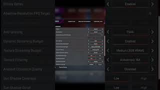 Best Graphics Settings to improve FPS on Apex Legends! #apexlegendsgame #apexlegends #bestgraphics