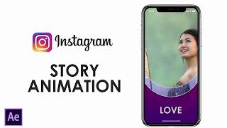 After Effects Tutorial | Instagram Story Animation in After Effects